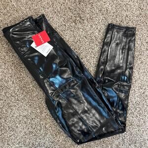 SPANX Black Shiny Leggings
